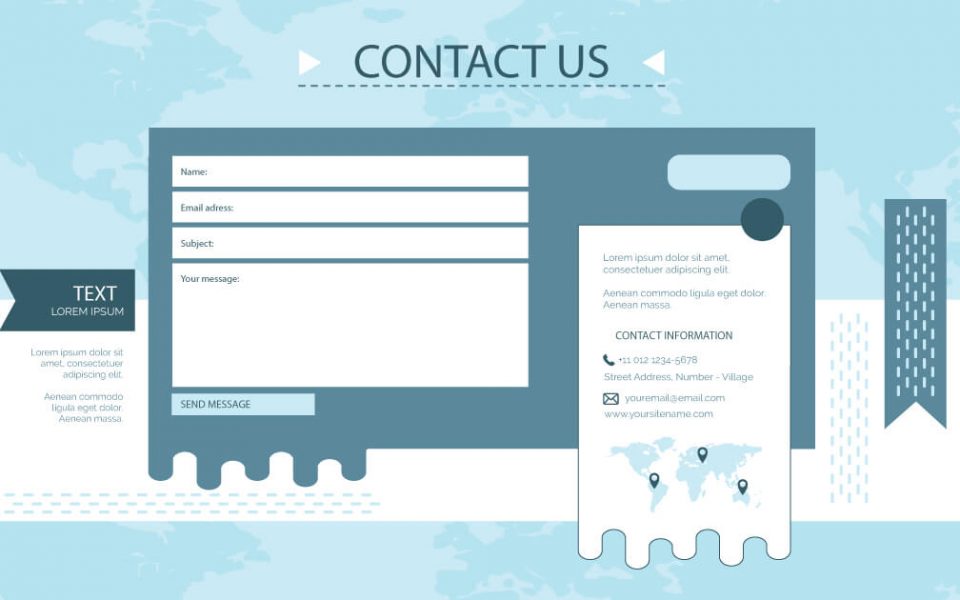 Custom Website Forms | Custom Contact Form | Contact Forms | Image by: freepik.com