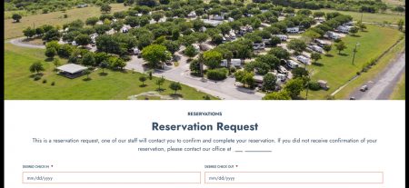 Online Reservation Forms | Outdoor Hospitality | RV Resort